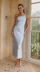 Josephina Midi Dress - Baby Blue
