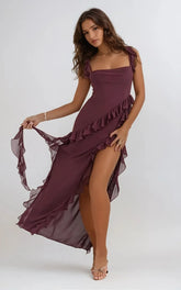 Mia Ruffled Maxi Dress