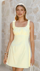 Adley Mini Dress - Butter