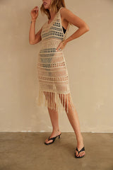 Waikiki Crochet Midi Dress