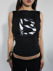 'B' LOGO BLACK TANK