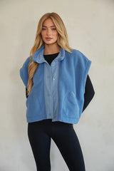 Greer Oversized Fleece Vest