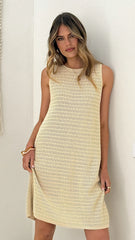 Vala Mini Dress - Natural