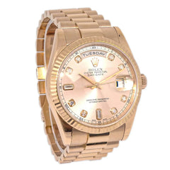 Rolex Oyster Perpetual Daydate 36mm Ref.118235 Watch 18KPG Diamond