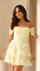 Lanelle Mini Dress - Yellow