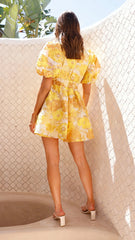 Abel Mini Dress - Yellow