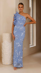Darlee Maxi Dress - Blue Floral