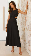 Kimberley Maxi Dress - Black