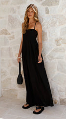 Pippy Maxi Dress - Black