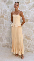 Amana Maxi Dress - Yellow