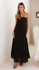 Sandra Maxi Dress - Black
