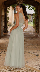 Talissa Tulle Maxi Dress - Sage