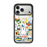 Miffy Postage Collage Sticker Case (Clear)