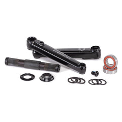 Logic Crankset Spindle: 22mm 22mm 175mm Black BMX Set - Bicycle Warehouse