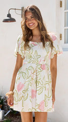Molly Mini Dress - Primavera Print
