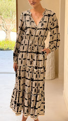 Lani Maxi Dress - Cortana Print