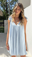 Lanna Mini Dress - Blue