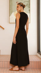 Lina Maxi Dress - Black