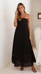 Sandra Maxi Dress - Black