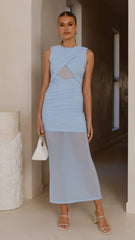 Zarah Maxi Dress - Baby Blue