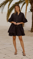 Viola Mini Dress - Black