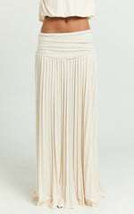 Lioness - Field of Dreams Maxi Skirt in Ivory