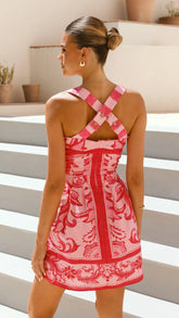 Maegan Mini Dress - Pink