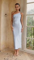 Josephina Midi Dress - Baby Blue