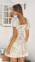 Molly Mini Dress - Primavera Print