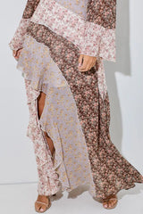 Aurelia Floral Patchwork Maxi Dress
