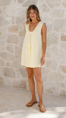 Vanessa Mini Dress - Yellow