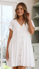 Courtney Mini Dress - White