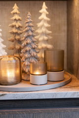 Oberina Windlicht - Bruin