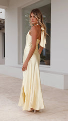 Sian Maxi Dress - Yellow