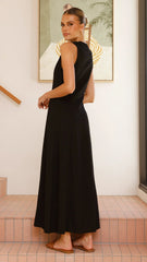 Lina Maxi Dress - Black