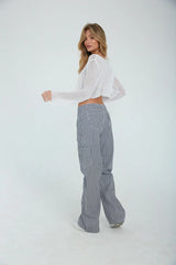 Hollie Cropped Long Sleeve Knit Top