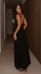 Kora Maxi Dress - Black
