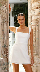 Nadalia Mini Dress - White