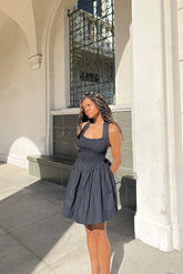 Flora Linen Mini Dress