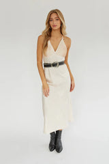 Dahlia Halter Midi Dress