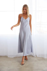 Riviera Satin Midi Dress