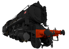 USATC S160 2-8-0 Black with U.S.A on Tender No.5197 (as Preserved) Steam Locomotive