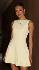 Yesim Mini Dress - Yellow