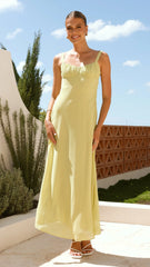 Margo Midi Dress - Lime