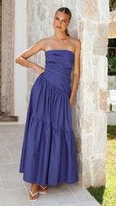 Lola Maxi Dress - Navy