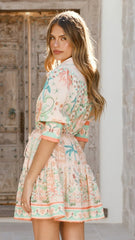 Nalita Mini Dress - Aurora Print