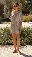 Vox Mini Dress - Leopard Print