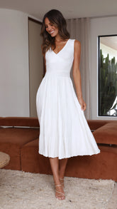 Jayde Knit Dress - Off White