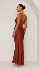 Sofia Maxi Dress - Rust