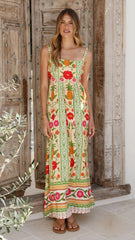 Keziah Maxi Dress - Sunkissed Print